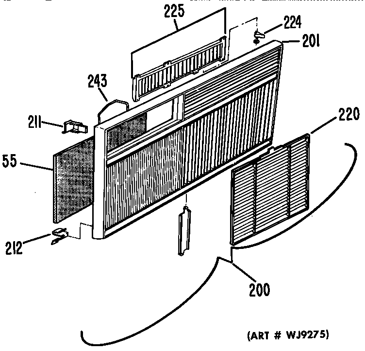 Grille assembly