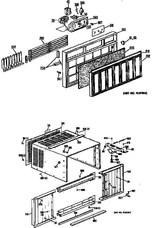 Grille and cabinet assembly