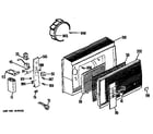 Hotpoint KT705FSN1 grille assembly diagram