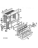 Cabinet and grille assembly