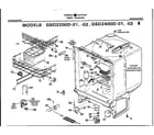 GE GSD2200D-01 tub/racks diagram