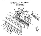 GE JKP27*D1 controls diagram