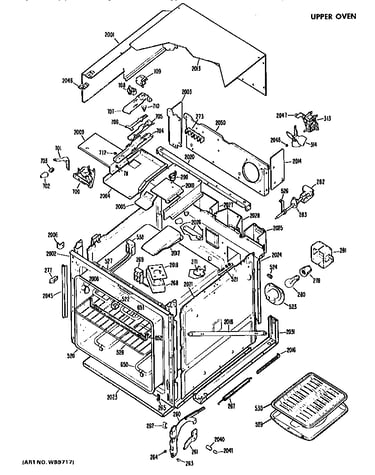 Upper oven