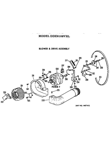 Blower and drive assembly