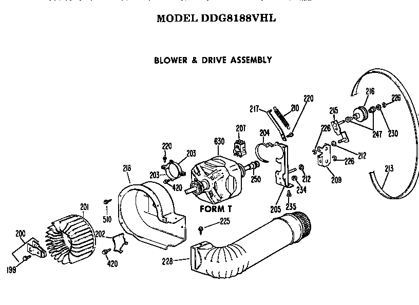 Blower and drive assembly