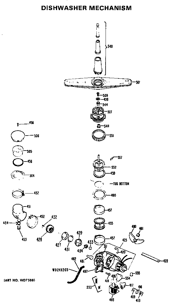 Parts diagram