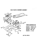 Gas valve and burner assembly