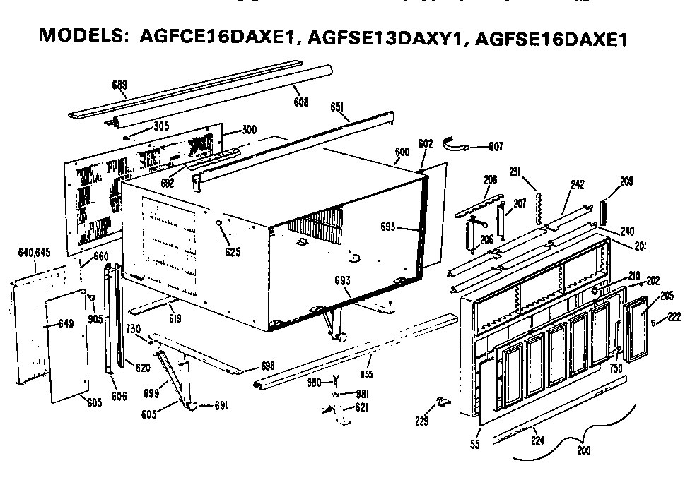 Cabinet and grille assembly