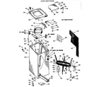 GE WWC7190CBL cabinet  assembly diagram