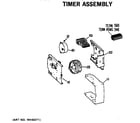 GE WWC7190CBL timer assembly diagram