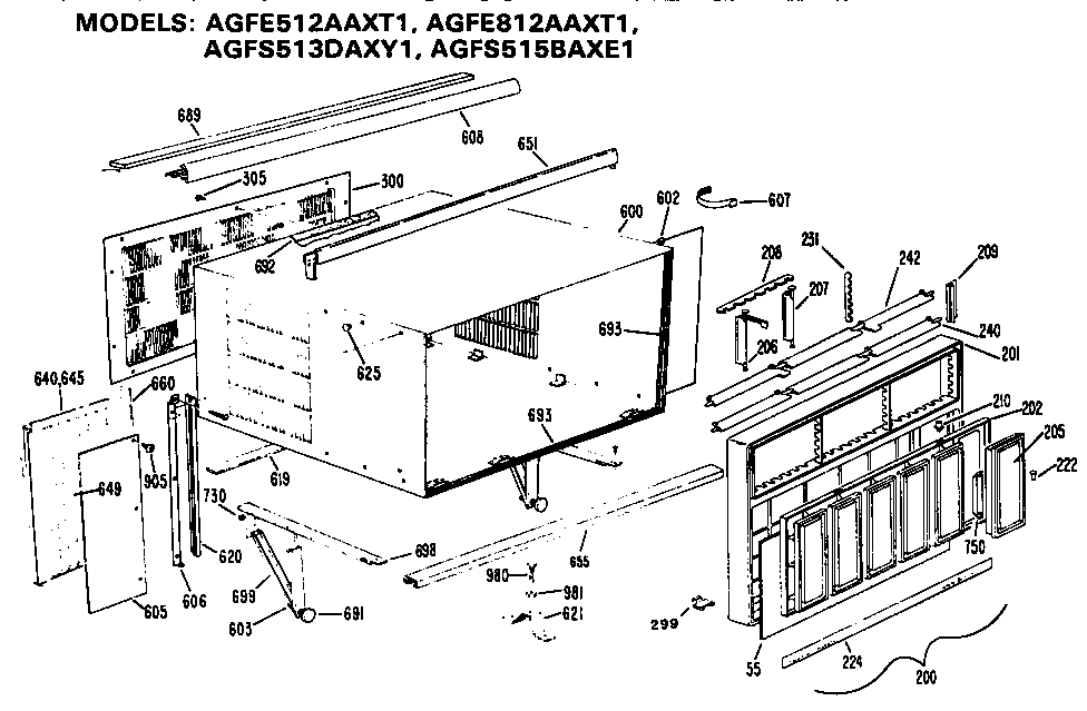 CABINET AND GRILLE ASSEMBLY