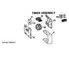 GE WWC6840ABL timer assembly diagram