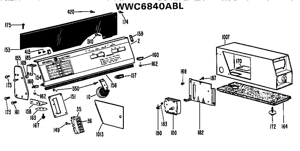 BACKSPLASH FOR WWC6840ABL