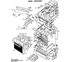 GE JHP67G*D2 main body diagram