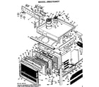 GE JMS27G*01 main body/cooktop/controls diagram
