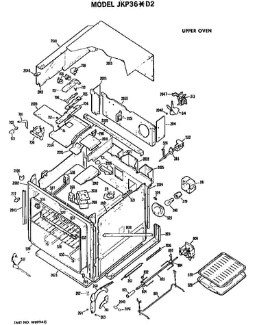 Upper oven