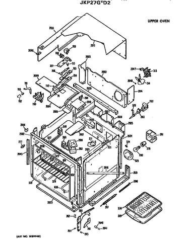 Upper oven