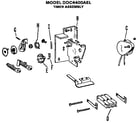 GE DDC4400AEL timer assembly diagram