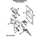 GE DDC4497AEL timer assembly diagram