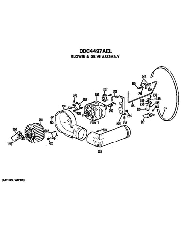 Blower and drive assembly