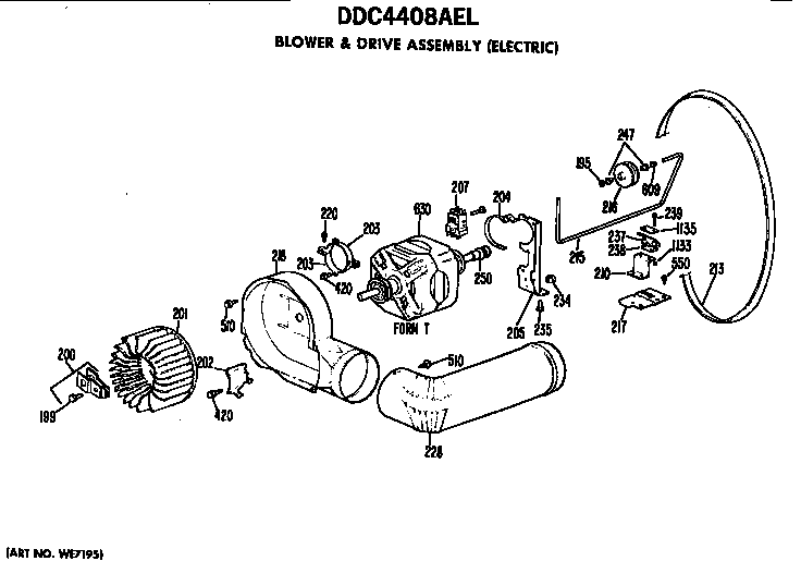 Blower and drive assembly