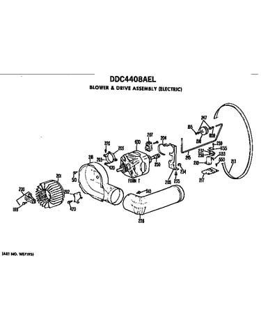 Blower and drive assembly