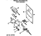 GE DDC4408AEL timer assembly diagram