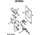 GE DDC4407AEL timer assembly diagram