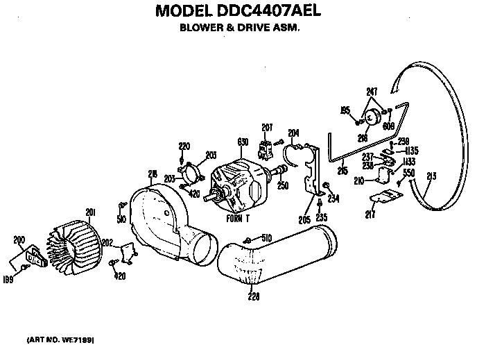Blower and drive assembly