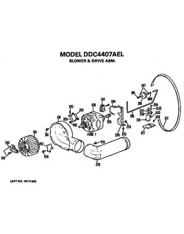 Blower and drive assembly