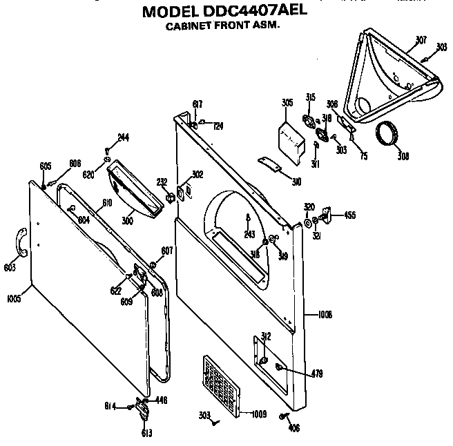 Cabinet front