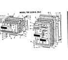 GE TBF21CNB doors diagram