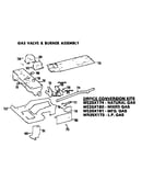 Gas valve and burner assembly