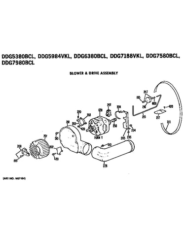 Blower and drive assembly