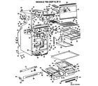 GE TBX20ZFC cabinet parts diagram