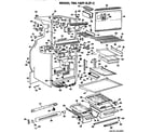 GE TBX18ZFB cabinet parts diagram