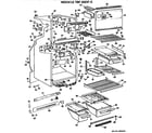 GE TBF20DFC cabinet parts diagram