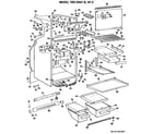 GE TBX20KFB cabinet parts diagram