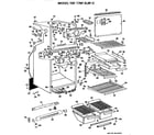 GE TBF17BFB cabinet parts diagram