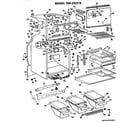 GE TBX23CFB cabinet parts diagram