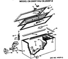 GE CB25DFB cabinet parts diagram
