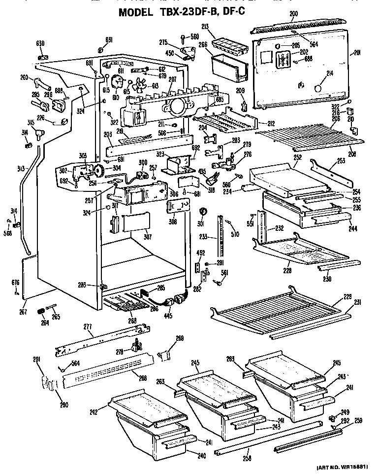Cabinet parts