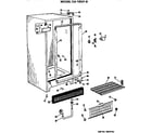 GE CA19DFB cabinet parts diagram