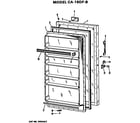 GE CA16DFB door diagram