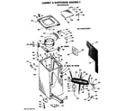 GE WWC6630ABL cabinet and suspension diagram