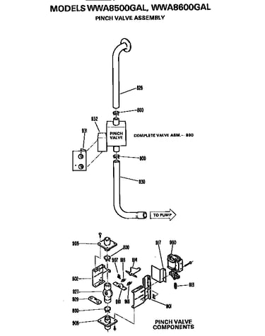 Pinch valve assemble