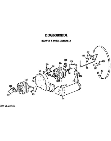 Blower and drive assembly