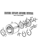 Drum and heater assembly