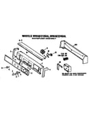 Backsplash for wwa8310bal and wwa8324bal