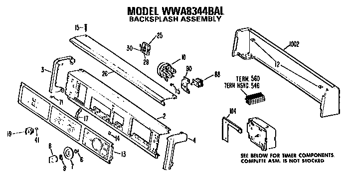 BACKSPLASH FOR WWA8344BAL